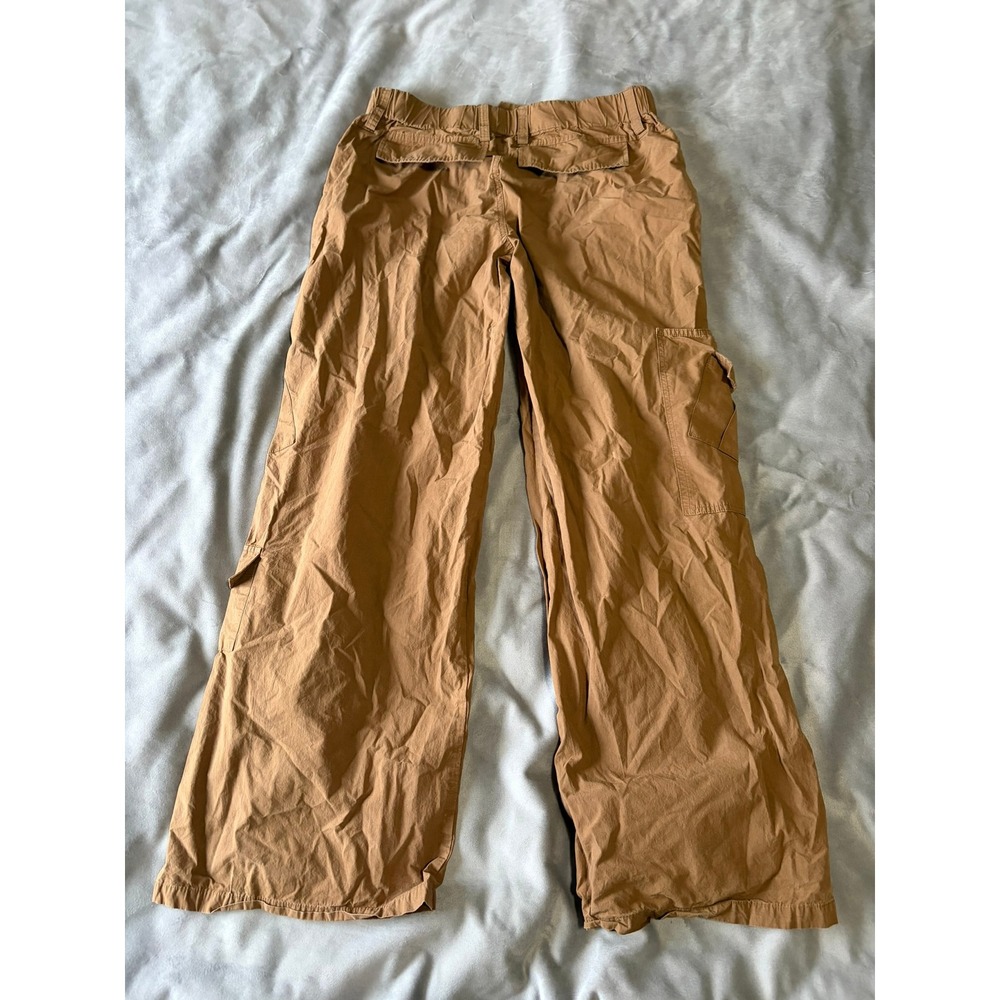 Elodie Brown Tan Cargo Pants Wide Leg Utility Streetwear Mens Size Medium